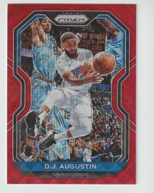 161 D.J. Augustin - Orlando Magic Ruby Wave Prizm