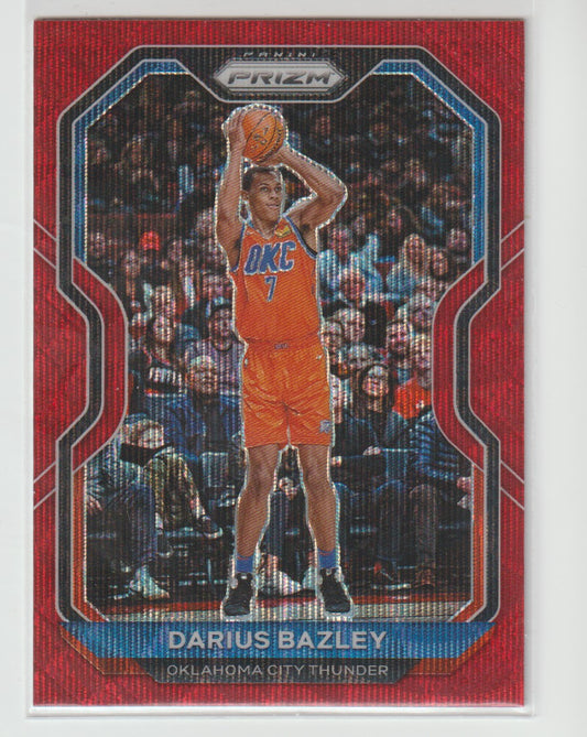 164 Darius Bazley - Oklahoma City Thunder Ruby Wave Prizm