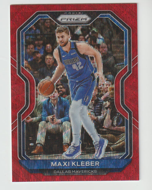 186 Maxi Kleber - Dallas Mavericks Ruby Wave Prizm