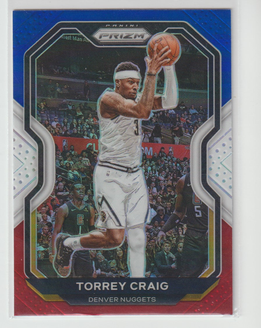 007 Torrey Craig - Denver Nuggets Red White Blue Prizm