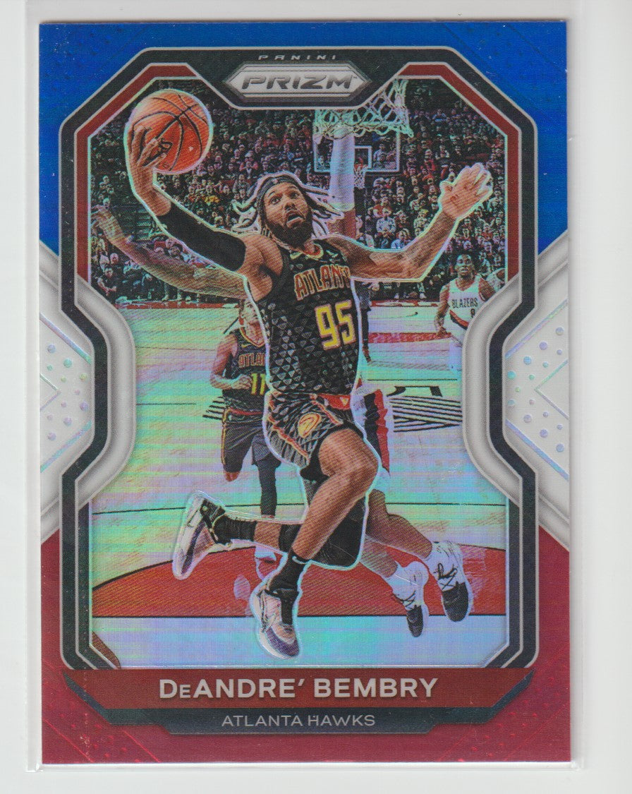 011 DeAndre' Bembry - Atlanta Hawks Red White Blue Prizm