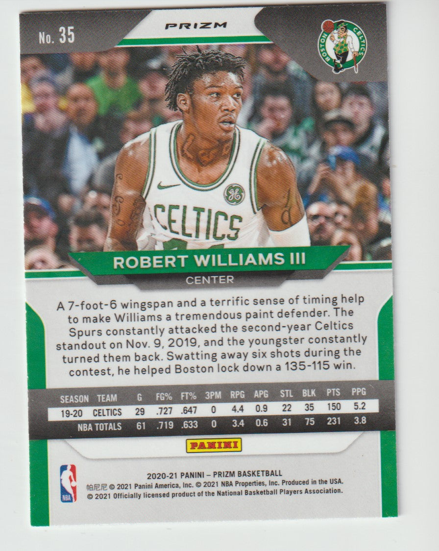 035 Robert Williams III - Boston Celtics Red White Blue Prizm