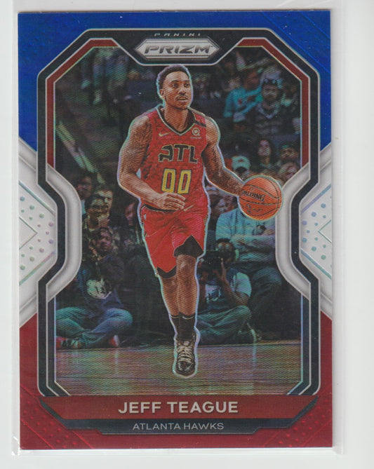 042 Jeff Teague - Atlanta Hawks Red White Blue Prizm