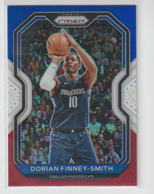 063 Dorian Finney-Smith - Dallas Mavericks Red White Blue Prizm