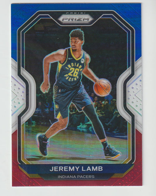 096 Jeremy Lamb - Indiana Pacers Red White Blue Prizm