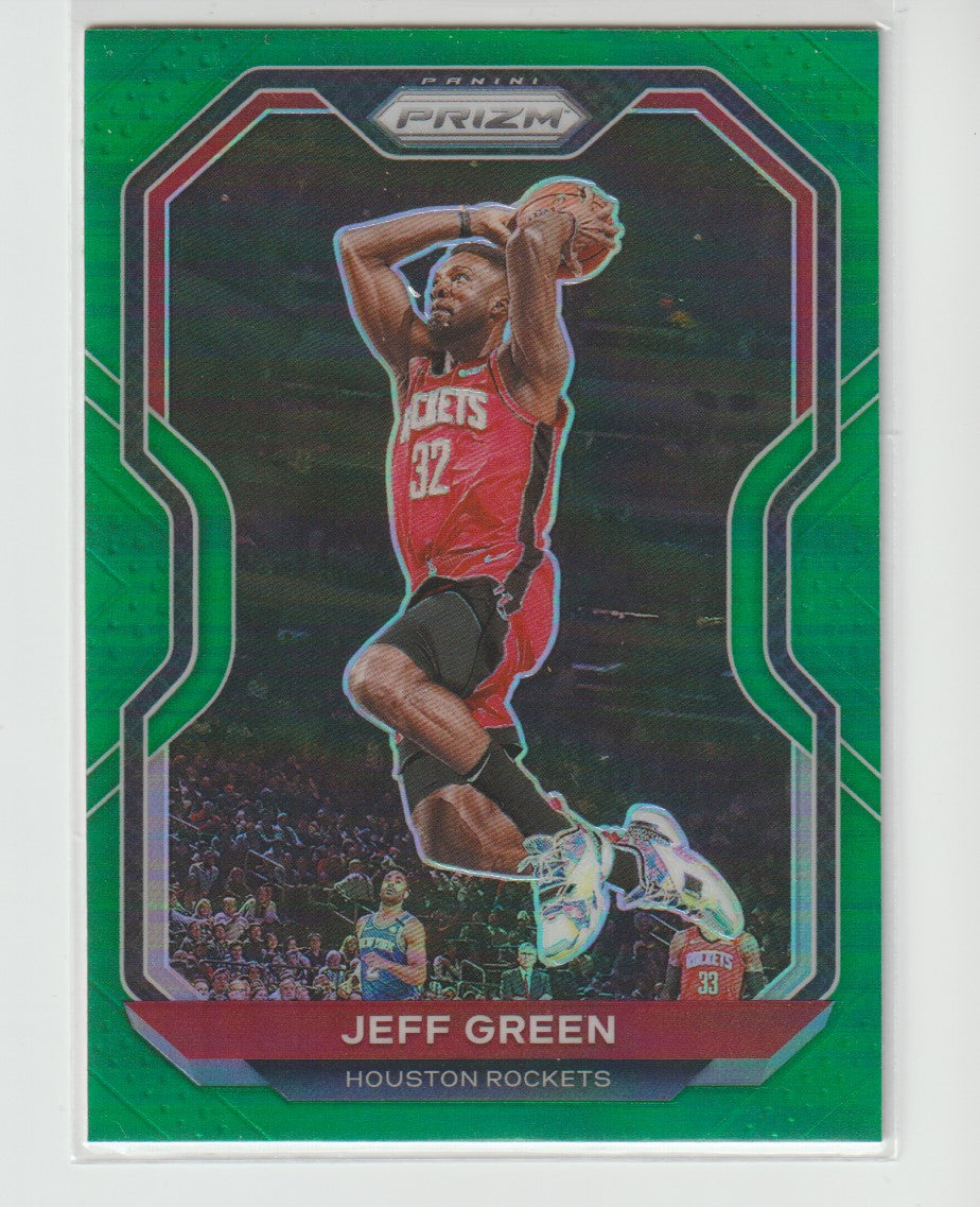 002 Jeff Green - Houston Rockets Green Prizm