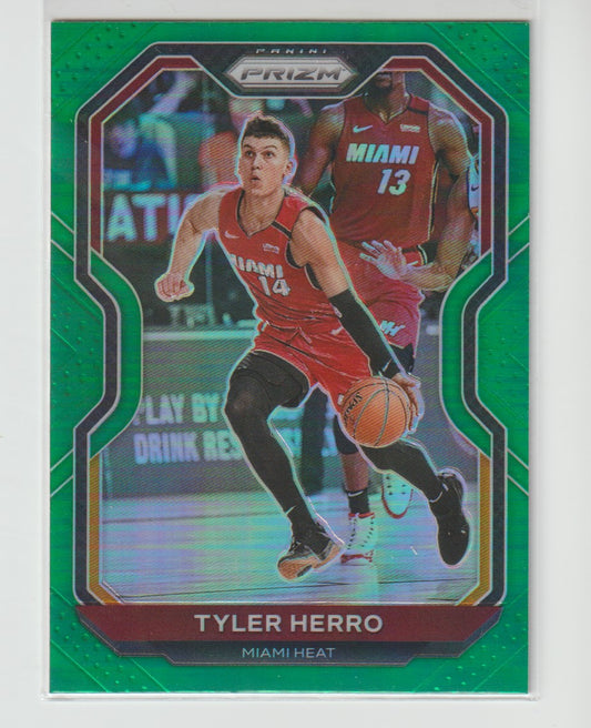 218 Tyler Herro - Miami Heat Green Prizm