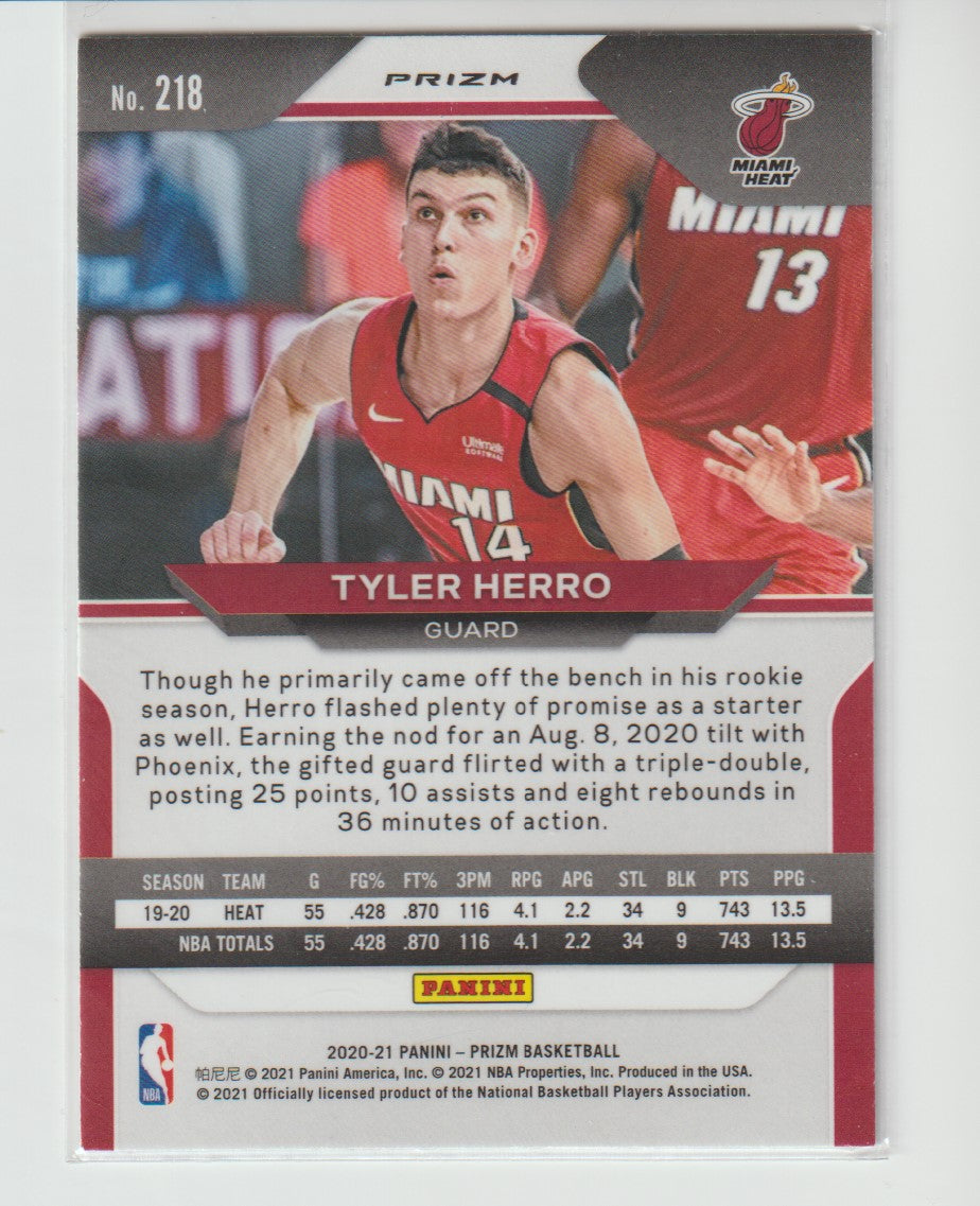 218 Tyler Herro - Miami Heat Green Prizm