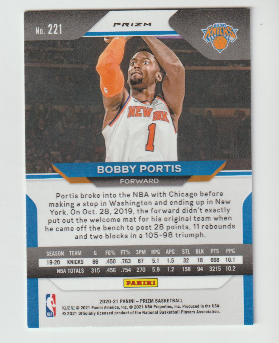 221 Bobby Portis - New York Knicks Green Prizm