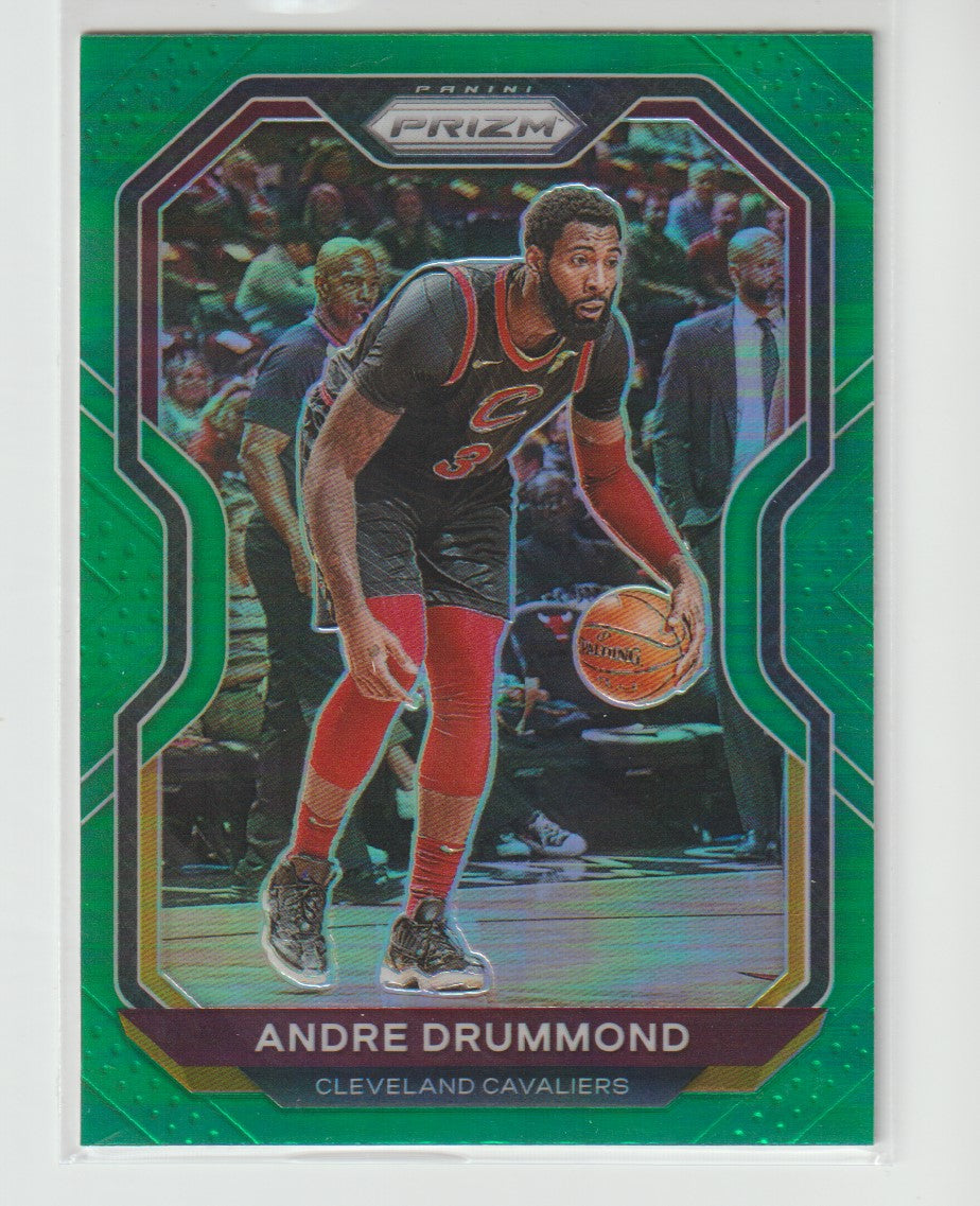 222 Andre Drummond - Cleveland Cavaliers Green Prizm