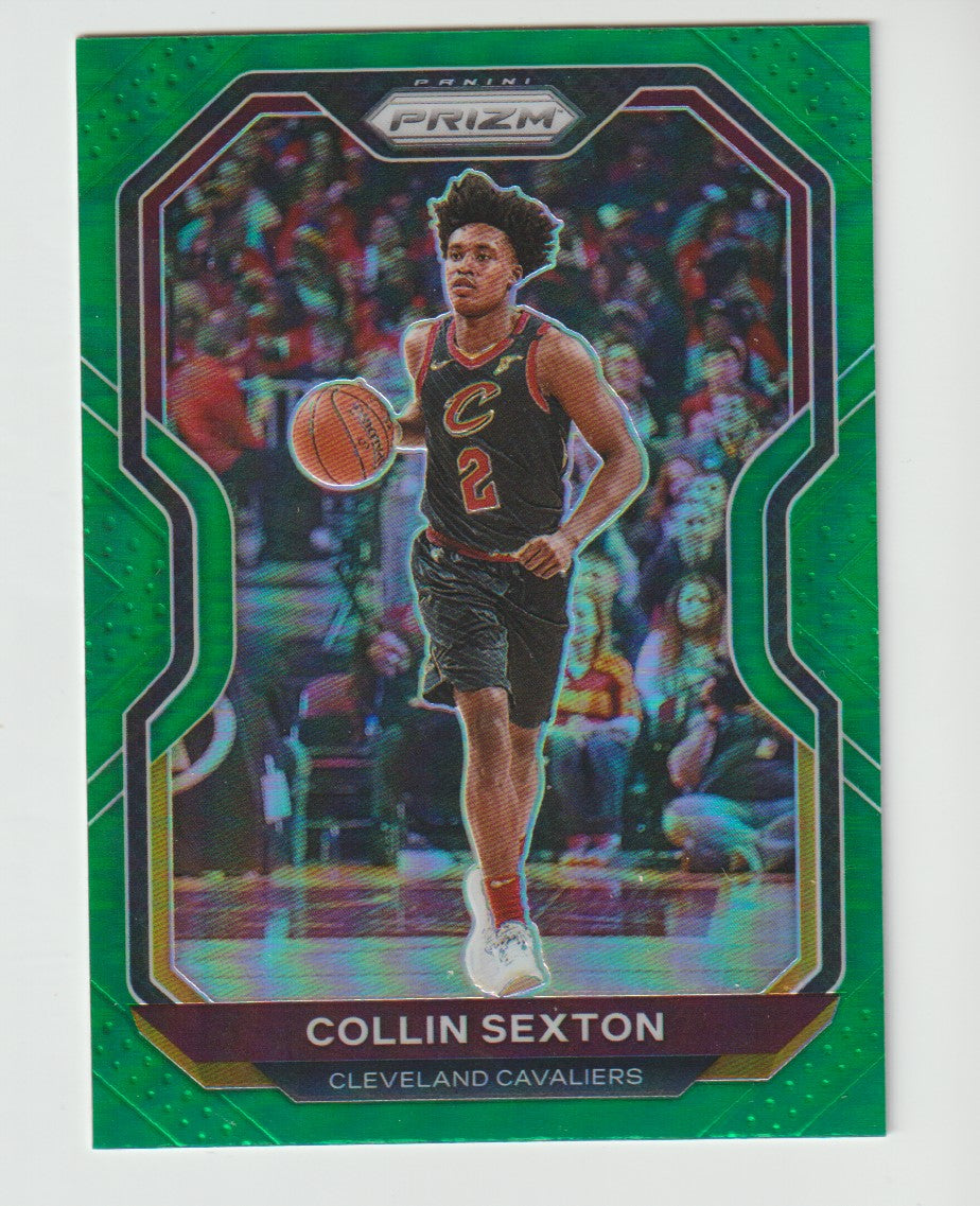 225 Collin Sexton - Cleveland Cavaliers Green Prizm