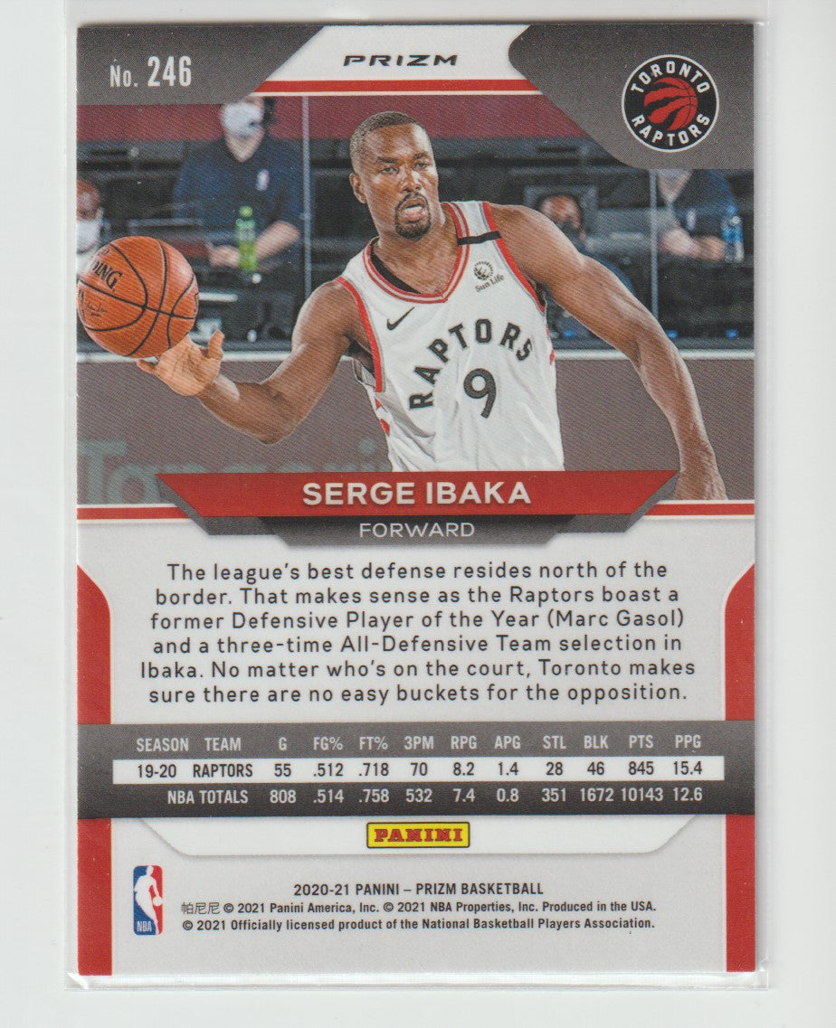 246 Serge Ibaka - Toronto Raptors Green Prizm