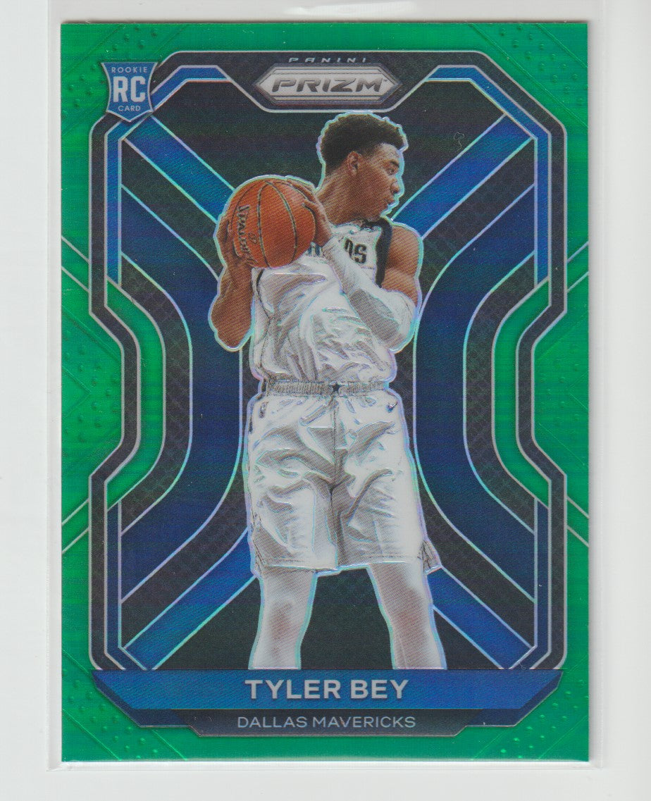 251 Tyler Bey - Dallas Mavericks Green Prizm