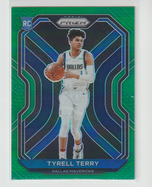 259 Tyrell Terry - Dallas Mavericks Green Prizm