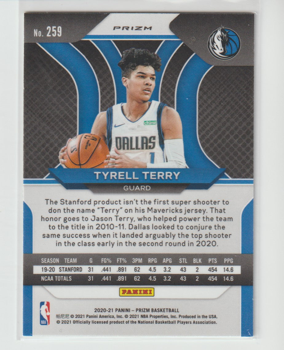 259 Tyrell Terry - Dallas Mavericks Green Prizm