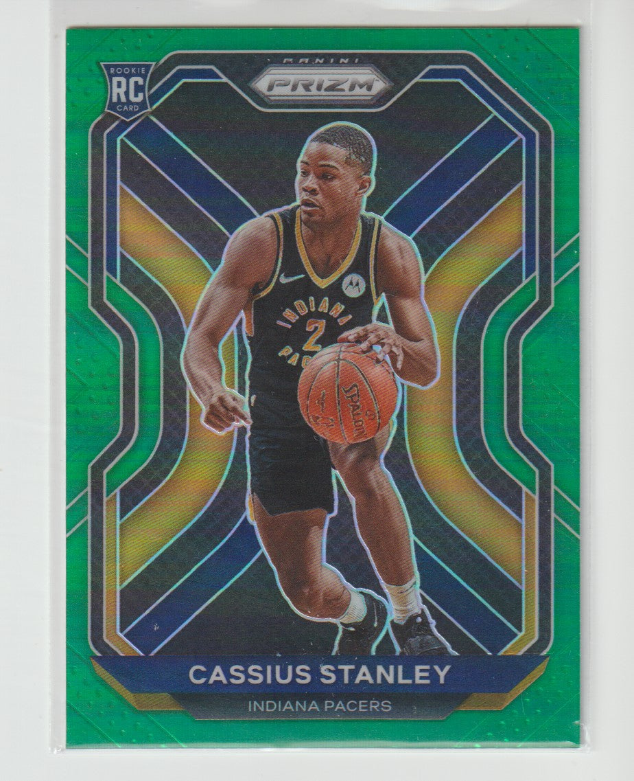 285 Cassius Stanley - Indiana Pacers Green Prizm