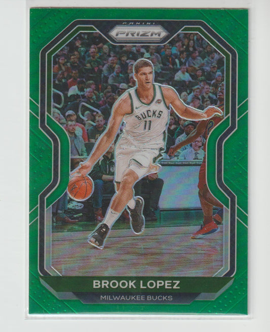 029 Brook Lopez - Milwaukee Bucks Green Prizm