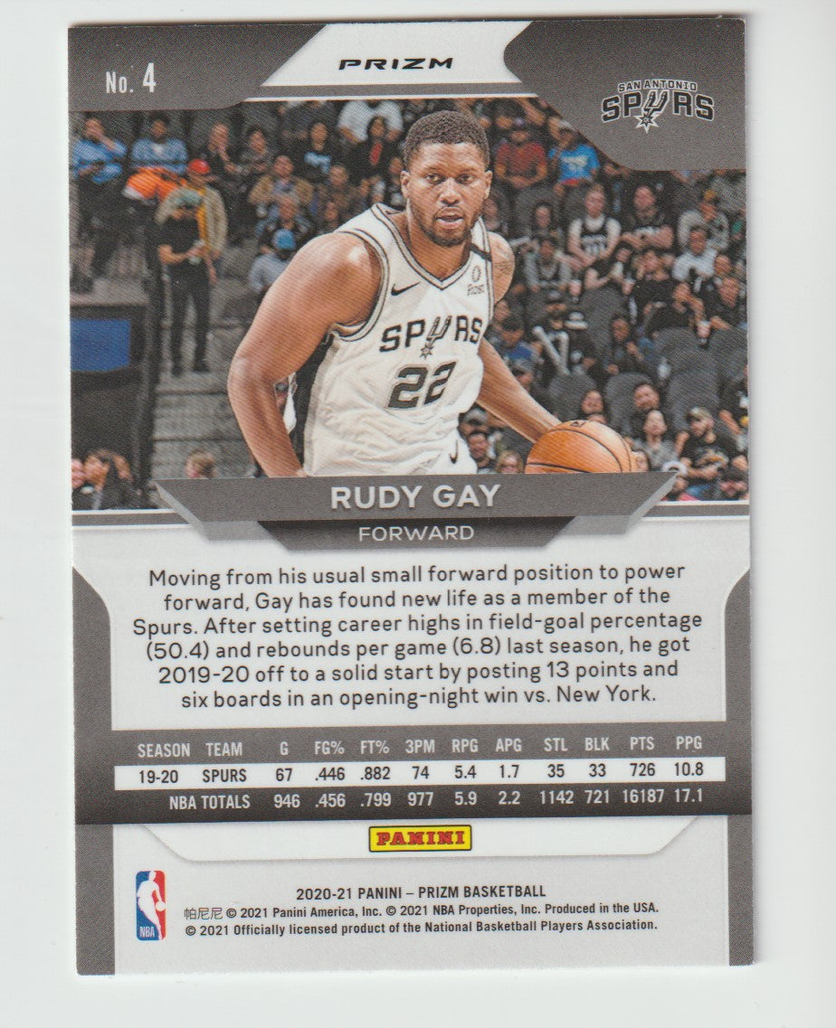 004 Rudy Gay - San Antonio Spurs Red Ice Prizm