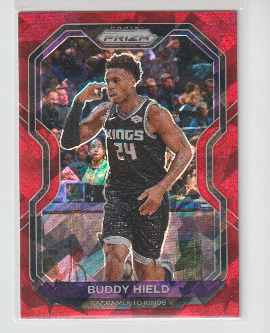 036 Buddy Hield - Sacramento Kings Red Ice Prizm