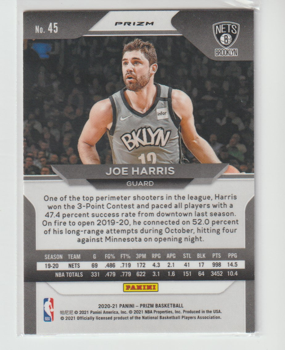 045 Joe Harris - Brooklyn Nets Red Ice Prizm