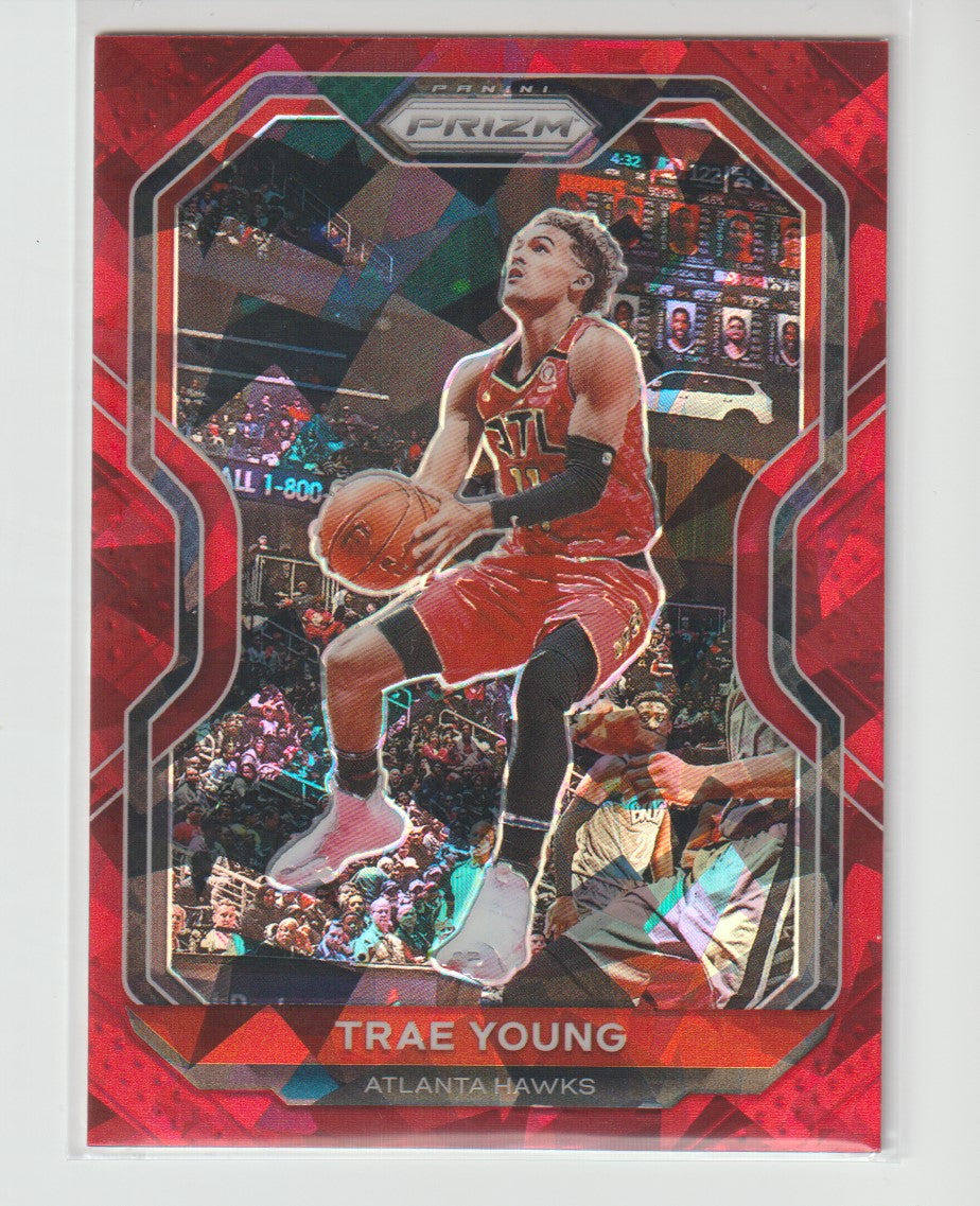 064 Trae Young - Atlanta Hawks Red Ice Prizm