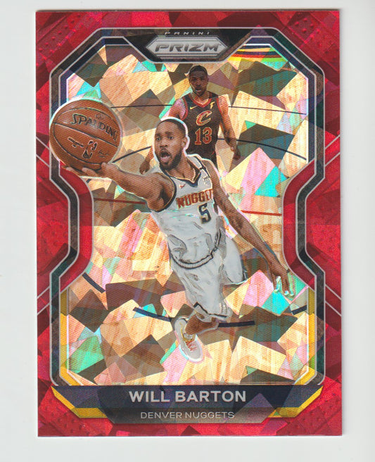 079 Will Barton - Denver Nuggets Red Ice Prizm