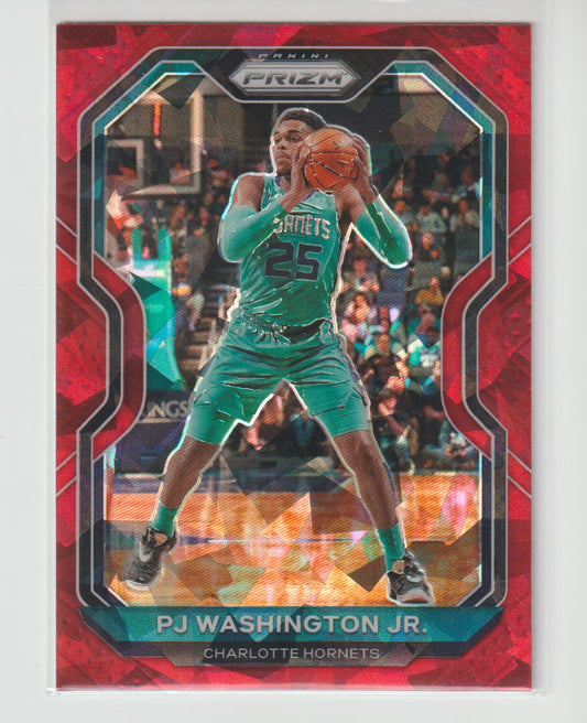 105 PJ Washington Jr. - Charlotte Hornets Red Ice Prizm