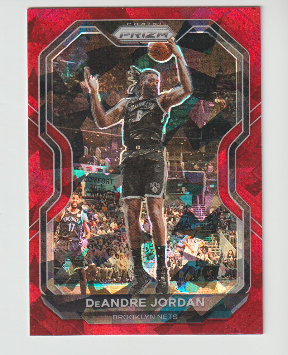 130 DeAndre Jordan - Brooklyn Nets Red Ice Prizm