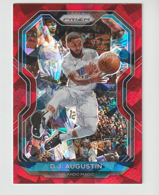 161 D.J. Augustin - Orlando Magic Red Ice Prizm