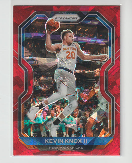 163 Kevin Knox II - New York Knicks Red Ice Prizm