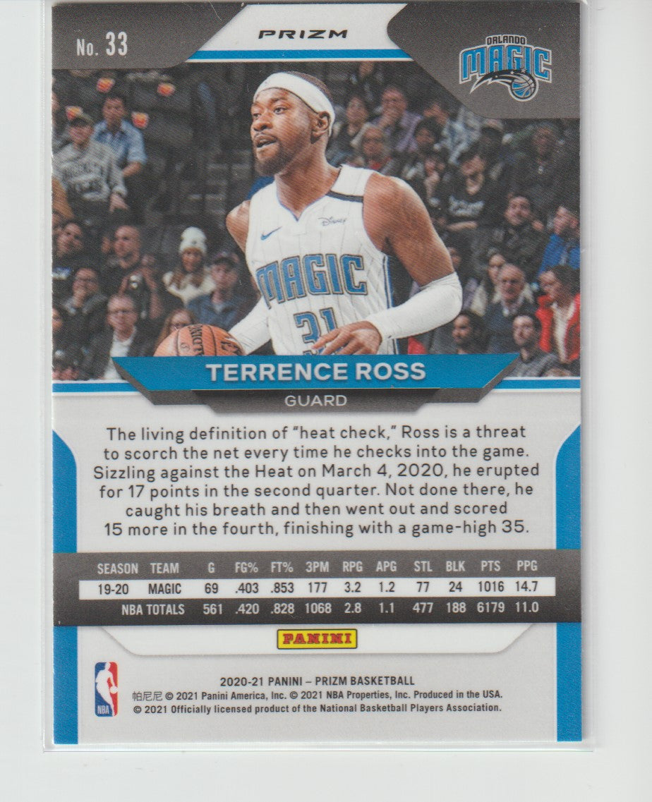 033 Terrence Ross - Orlando Magic Green Prizm