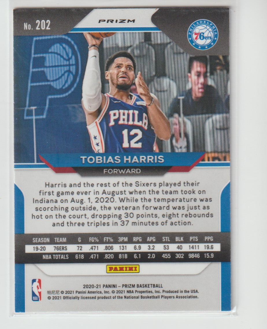 202 Tobias Harris - Philadelphia 76ers Red Ice Prizm