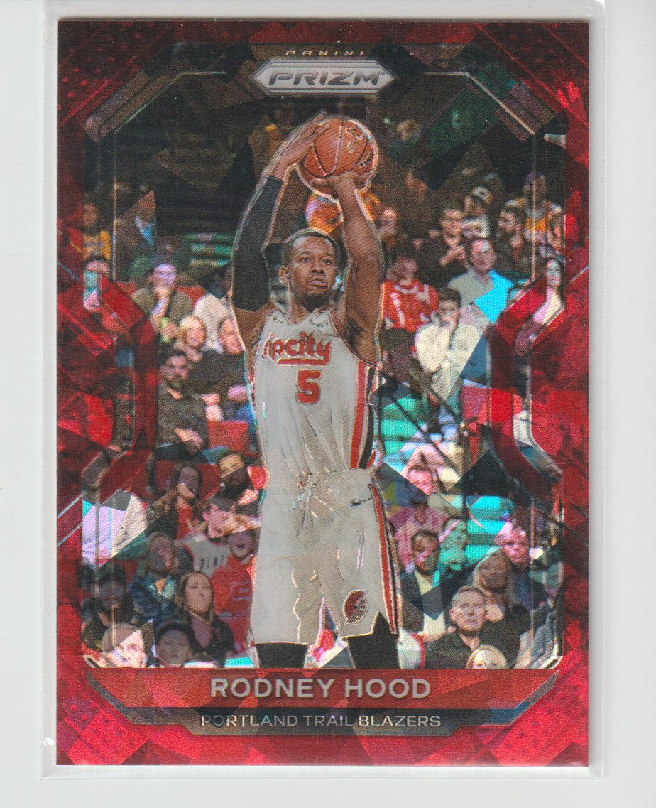 203 Rodney Hood - Portland Trail Blazers Red Ice Prizm