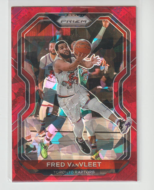 215 Fred VanVleet - Toronto Raptors Red Ice Prizm