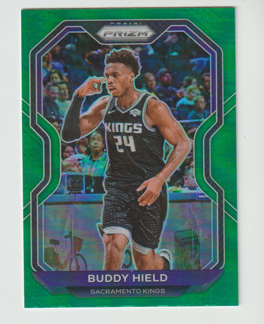 036 Buddy Hield - Sacramento Kings Green Prizm