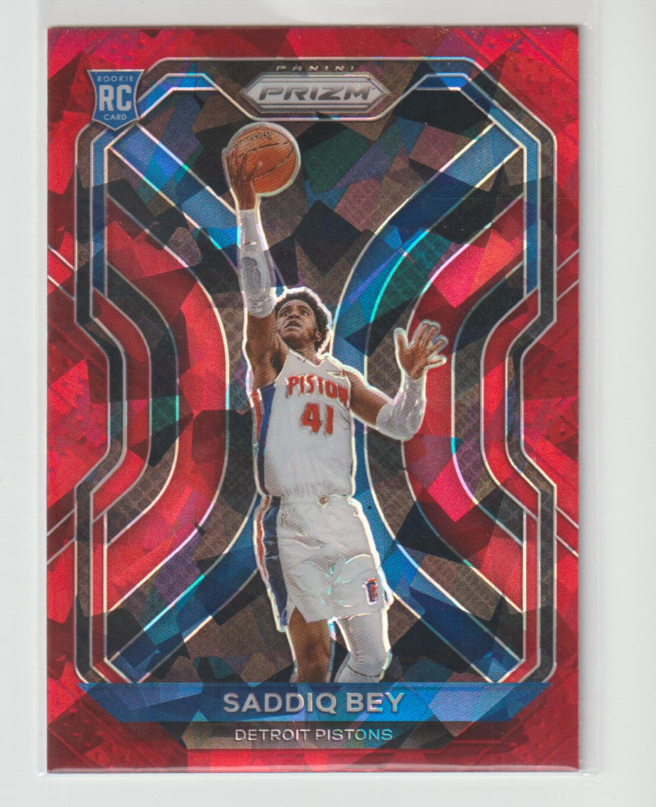 284 Saddiq Bey - Detroit Pistons Red Ice Prizm