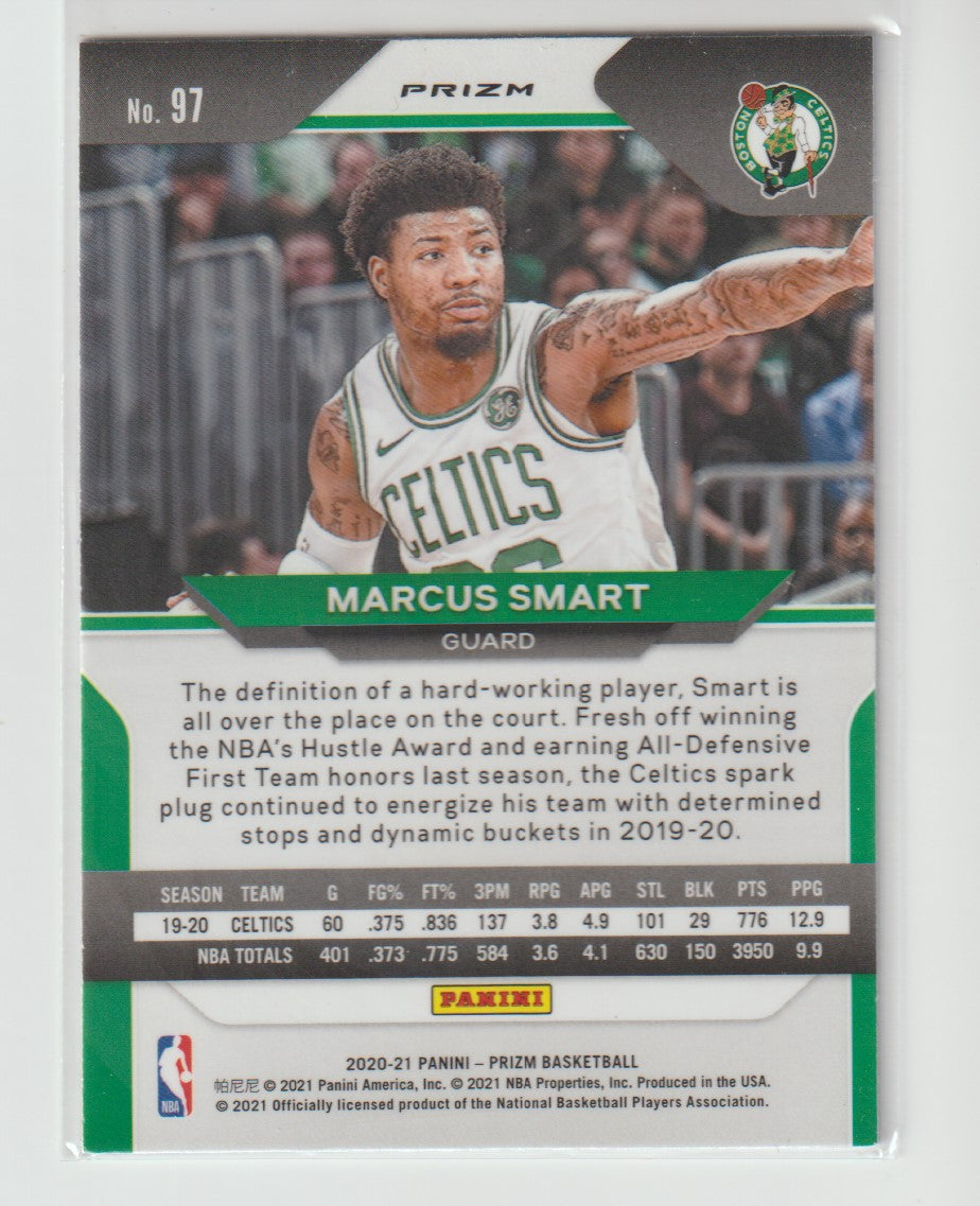 097 Marcus Smart - Boston Celtics Blue Wave Prizm