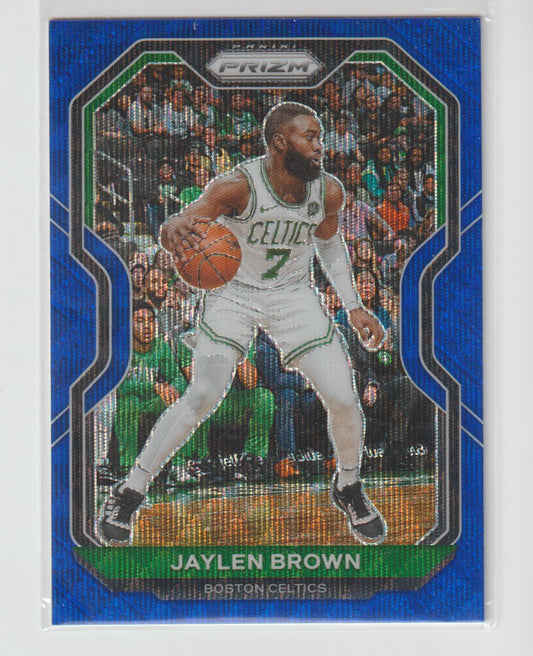 189 Jaylen Brown - Boston Celtics  Blue Wave Prizm