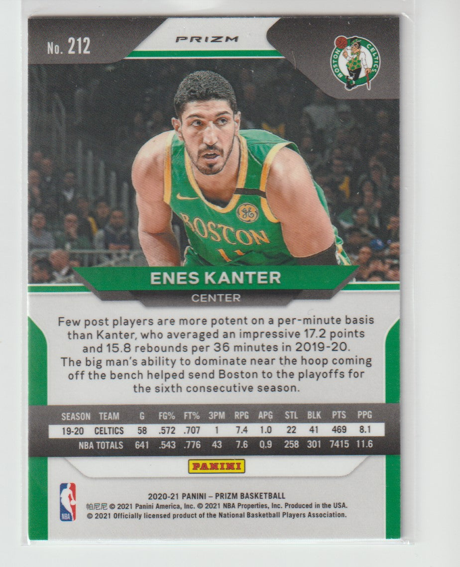 212 Enes Kanter - Boston Celtics Blue Wave Prizm