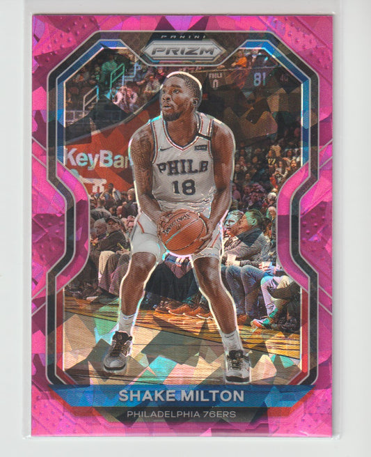 131 Shake Milton - Philadelphia 76ers Pink Ice Prizm