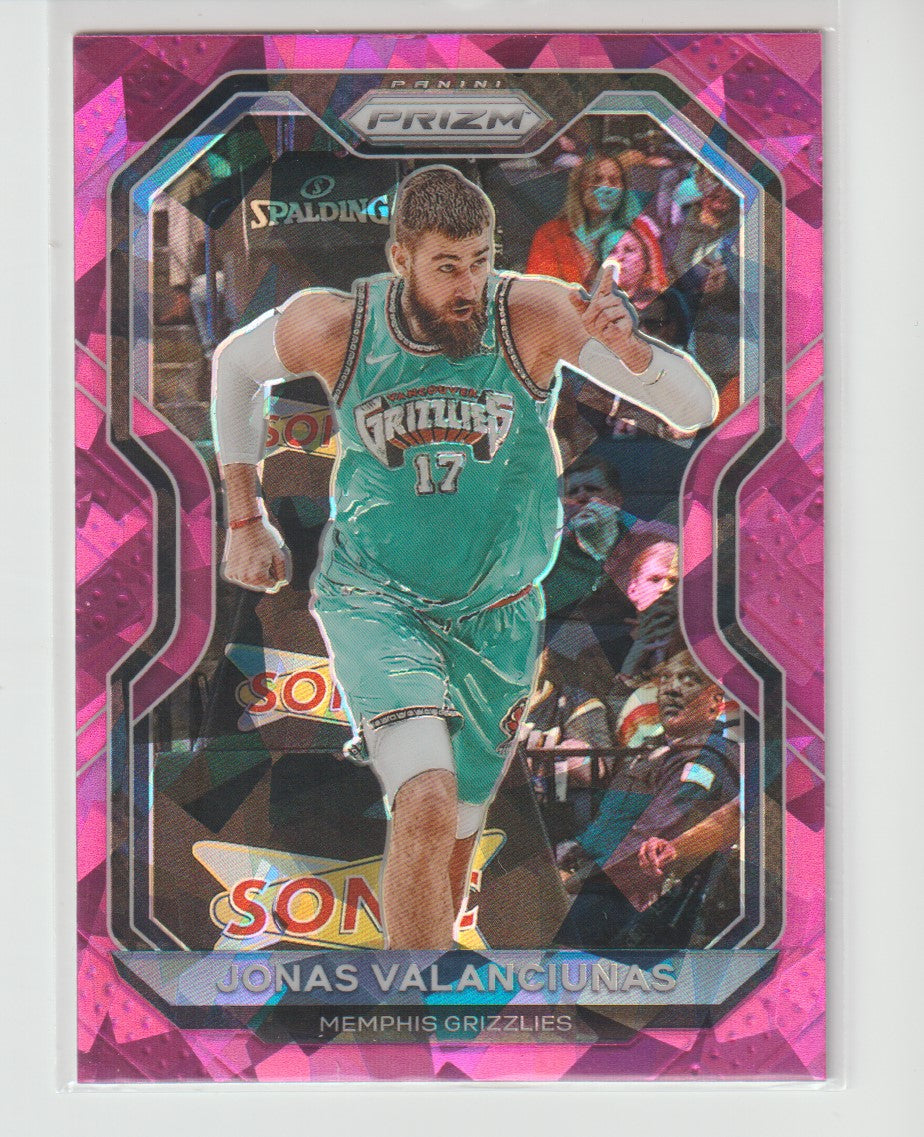 188 Jonas Valanciunas - Memphis Grizzlies Pink Ice Prizm