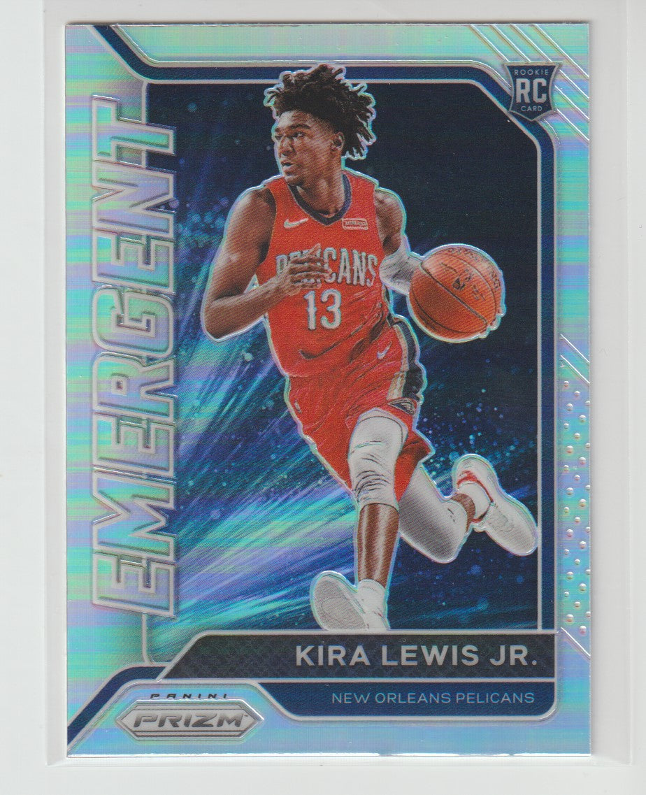 Emergent 001 Kira Lewis Jr. - New Orleans Pelicans Silver Prizm