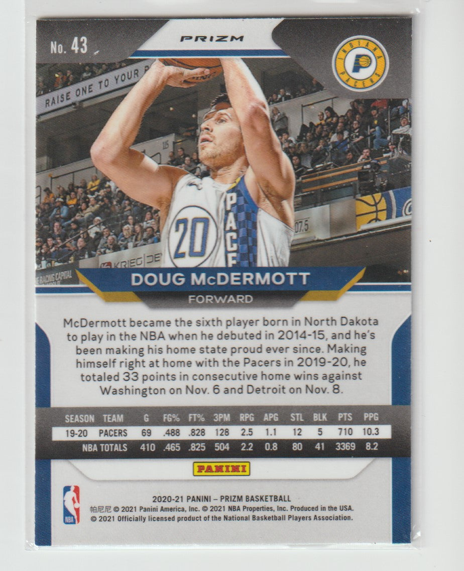 043 Doug McDermott - Indiana Pacers Green Prizm