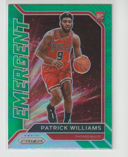 Emergent 005 Patrick Williams - Chicago Bulls Green Prizm