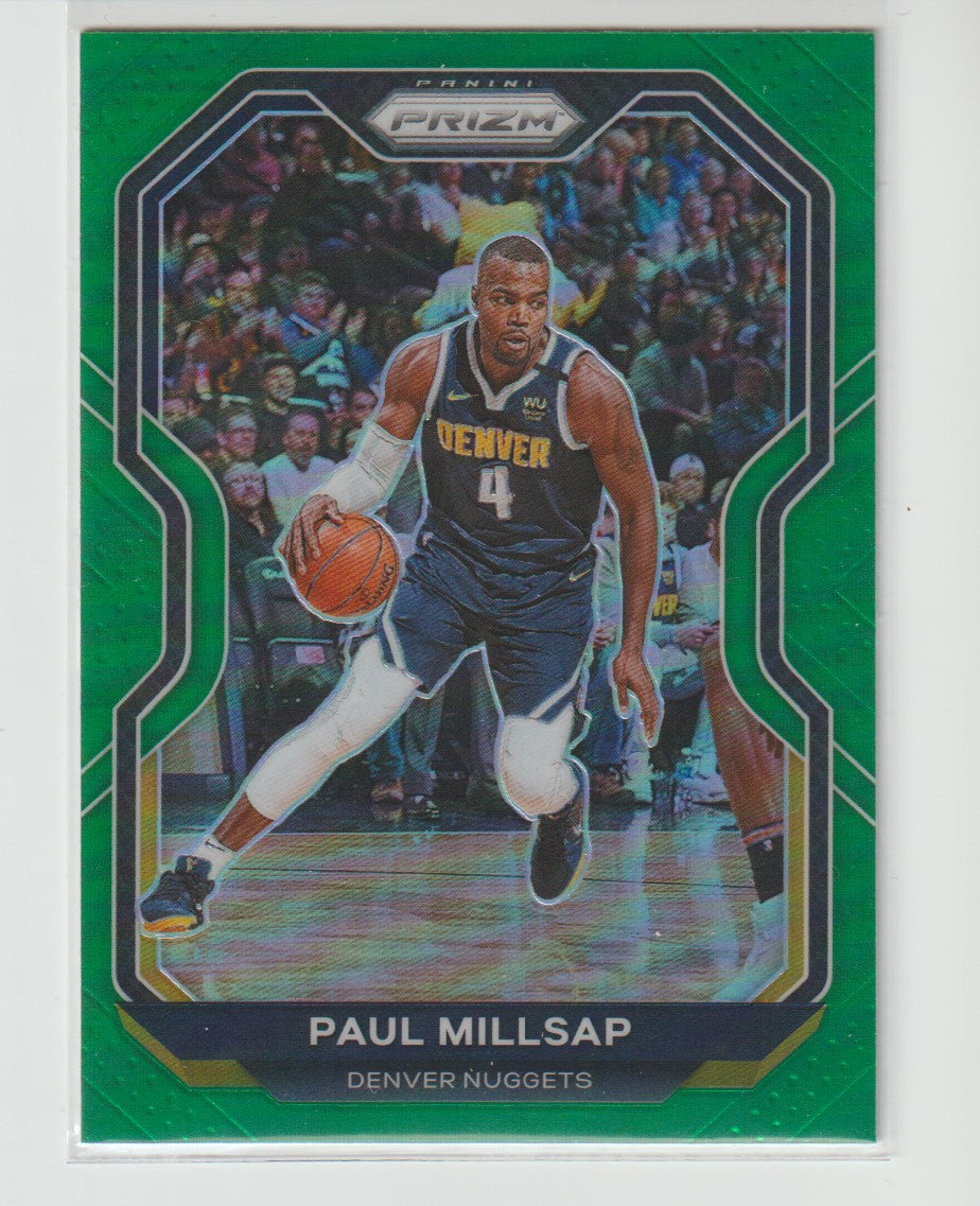 044 Paul Millsap - Denver Nuggets Green Prizm