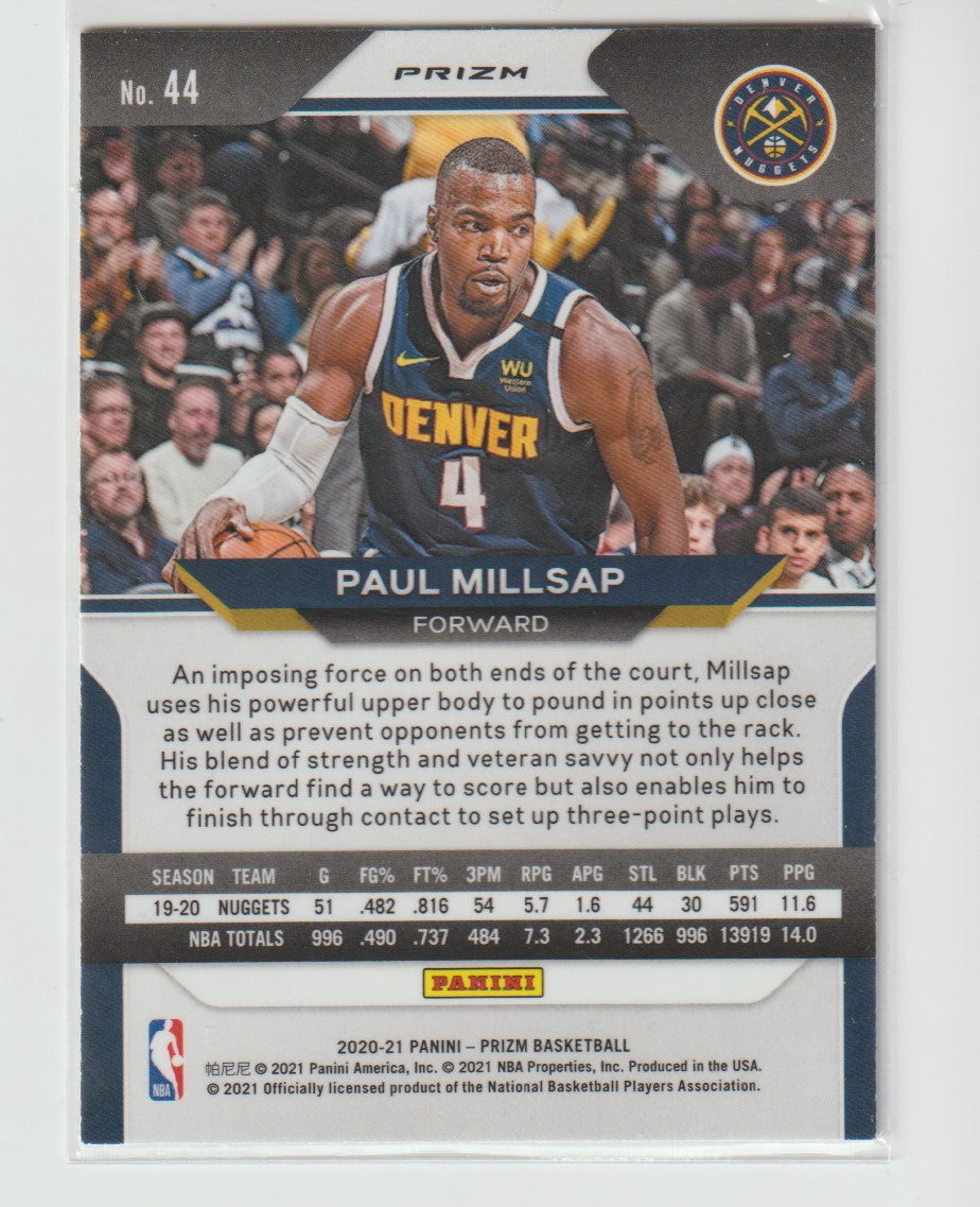 044 Paul Millsap - Denver Nuggets Green Prizm