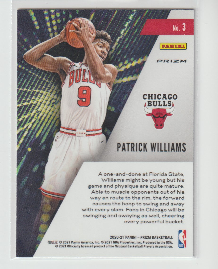 Instant Impact 003 Patrick Williams - Chicago Bulls Silver Prizm