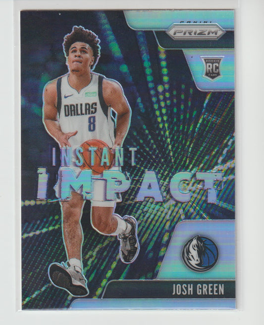 Instant Impact 014 Josh Green - Dallas Mavericks  Silver Prizm