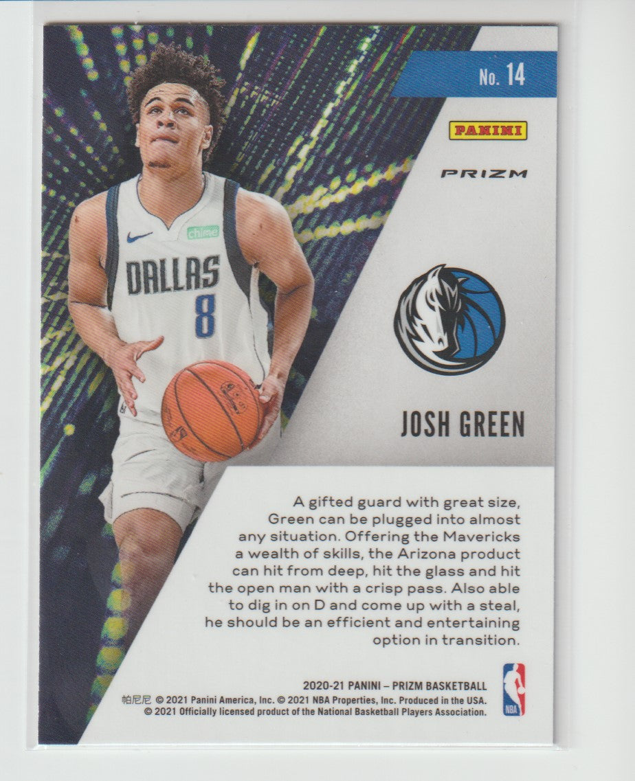 Instant Impact 014 Josh Green - Dallas Mavericks  Silver Prizm