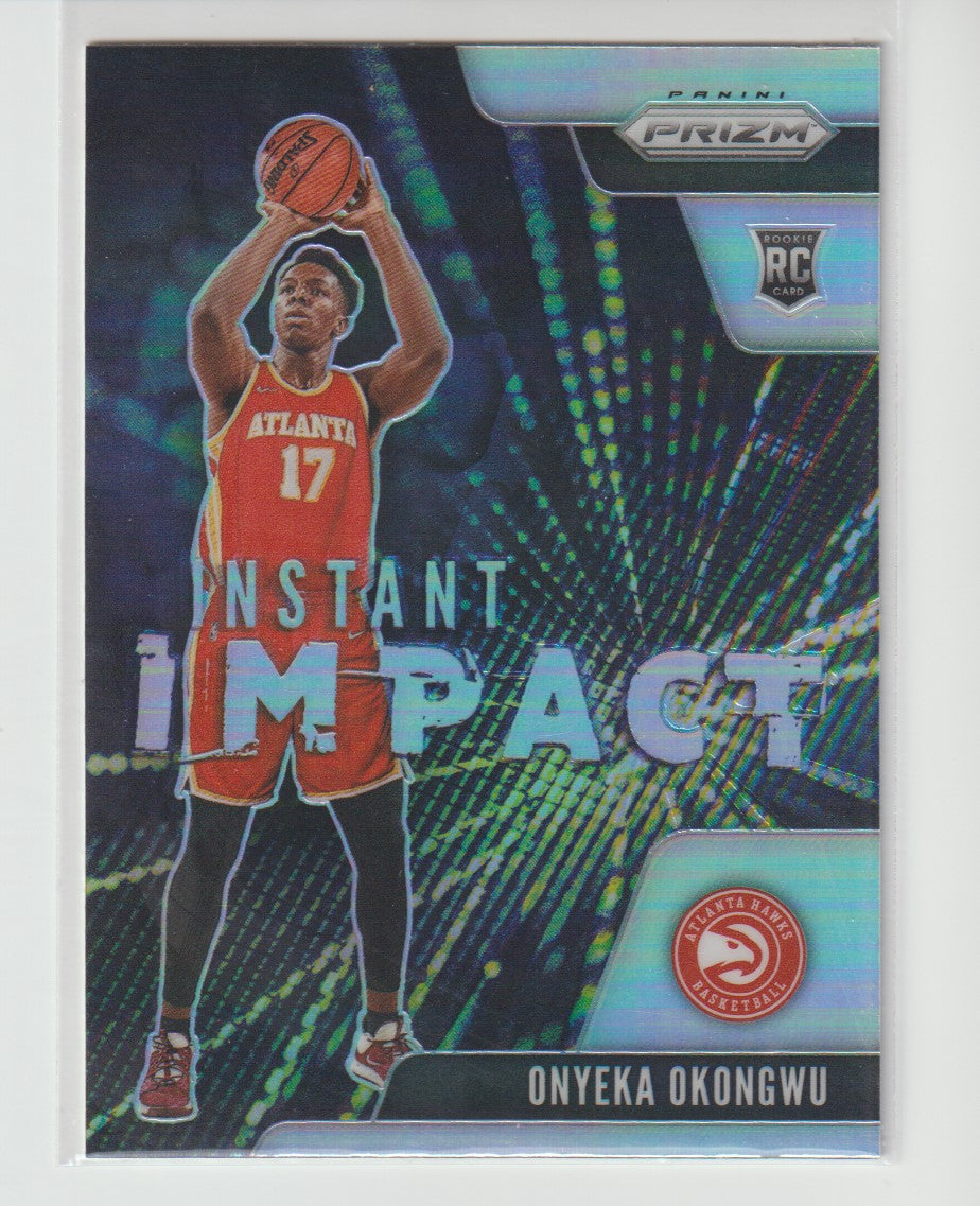 Instant Impact 023 Onyeka Okongwu - Atlanta Hawks  Silver Prizm